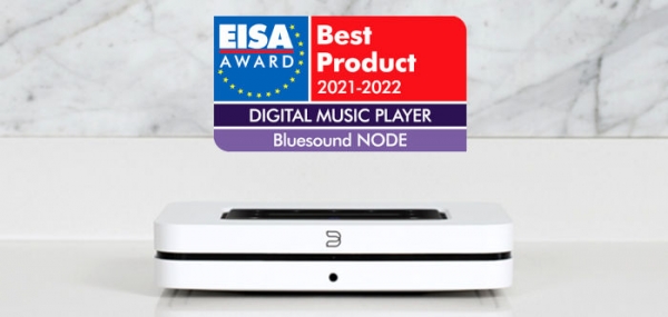 Bluesound Node premiato da EISA