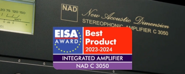 NAD C 3050 premio EISA come miglior amplificatore dell'anno